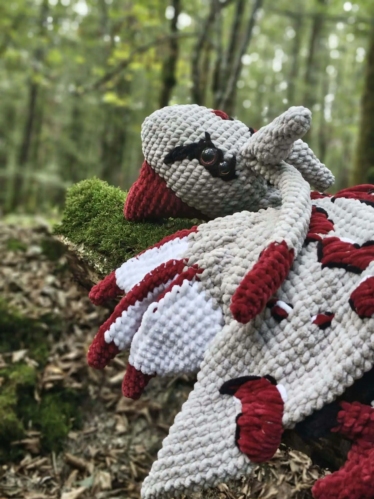 Dragon des Montagnes - Dragon montagnes ikran crochet detail ailes wolfsbane studio