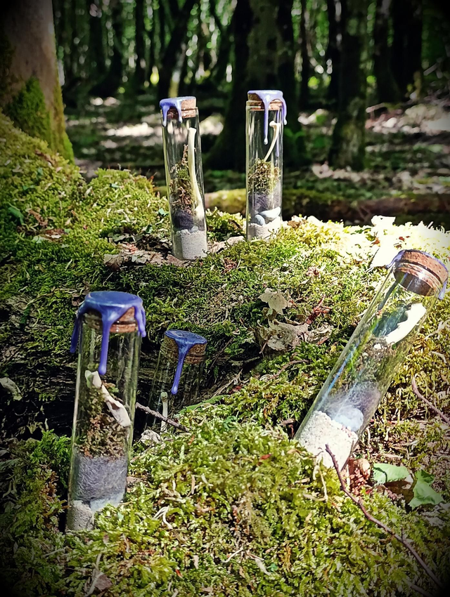 Fioles de Sorcière - Fiole sorciere mise en situation wolfsbane studio
