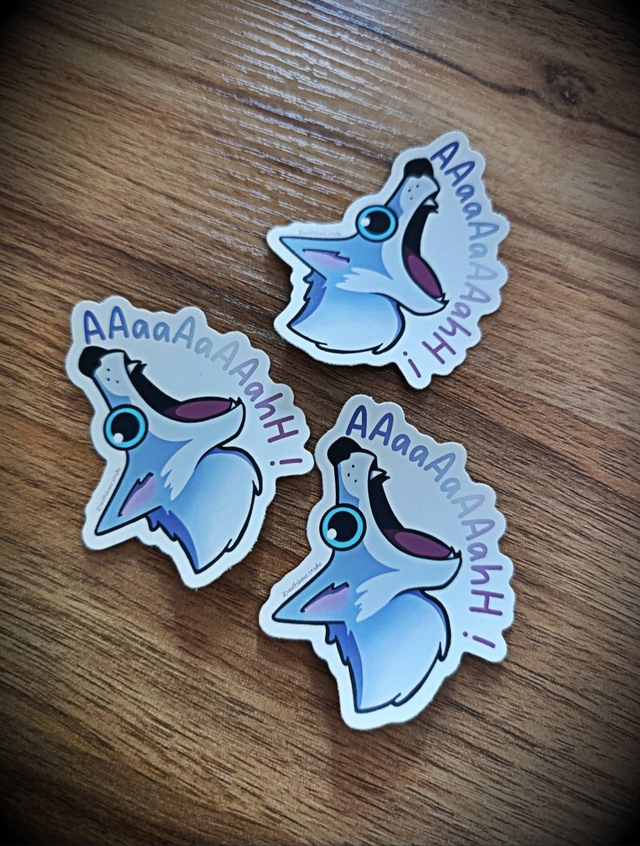 Stickers Animaux — Husky — AAAAAAAAAH